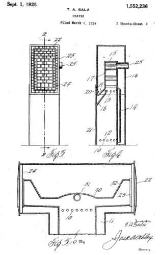 Sala Air Heater Patent