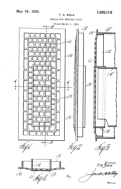 Grille and Heating Flues Patent # 01585116 - Sala Invention