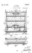 Gas Log Heater Patent # 01618477 - Sala Invention