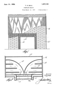 Fireplace Heater Patent # 01497123 - Sala Invention